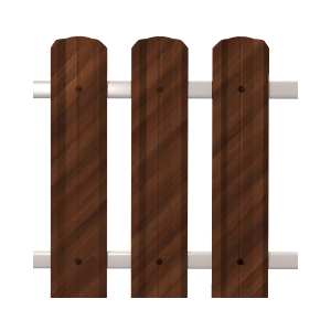 Штакетник М-Профиль широкий фигурный SOKROF принт Светлое дерево, ДУБ 3D*104* двухсторонний 