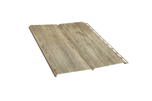 Сайдинг металлический Эко-Брус PRINT Темная вишня 3D