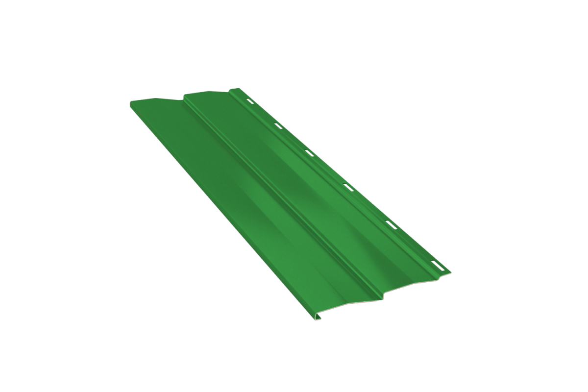 Сайдинг металлический Корабельная доска RAL 6029 (Sokrof 0,45)