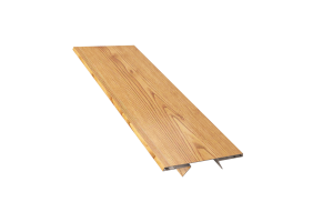 Планка стыковочная составная верхняя (эко-брус, софит) PRINT Свет дерево ОРЕХ 3D 0,5 15*25*25*80*25*25*15*3000