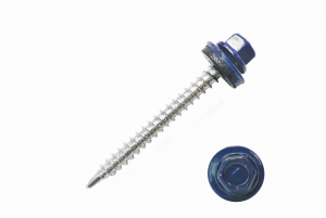 Саморез кров. 4,8х51 RAL 5005 (упаковка 150 шт)