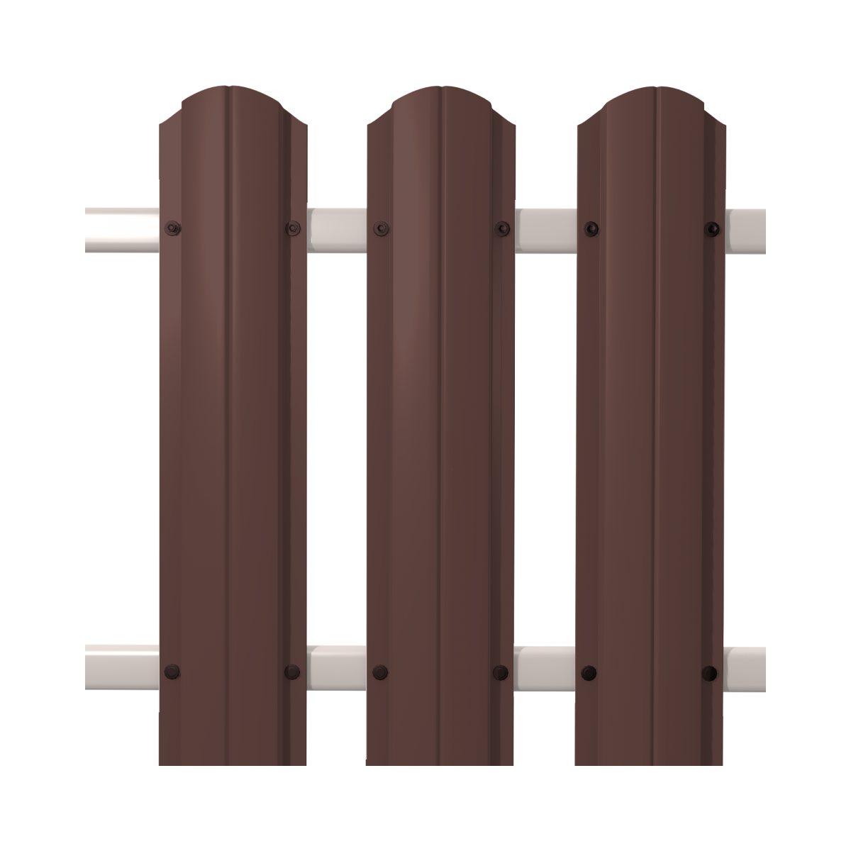 Штакетник круглый SOKROF 8017 Texture двс*107*