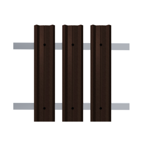 Штакетник М-Профиль широкий прямой RR 32 Textur двс*104*