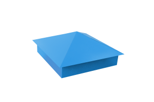 Колпак на забор RAL 5005 520*520