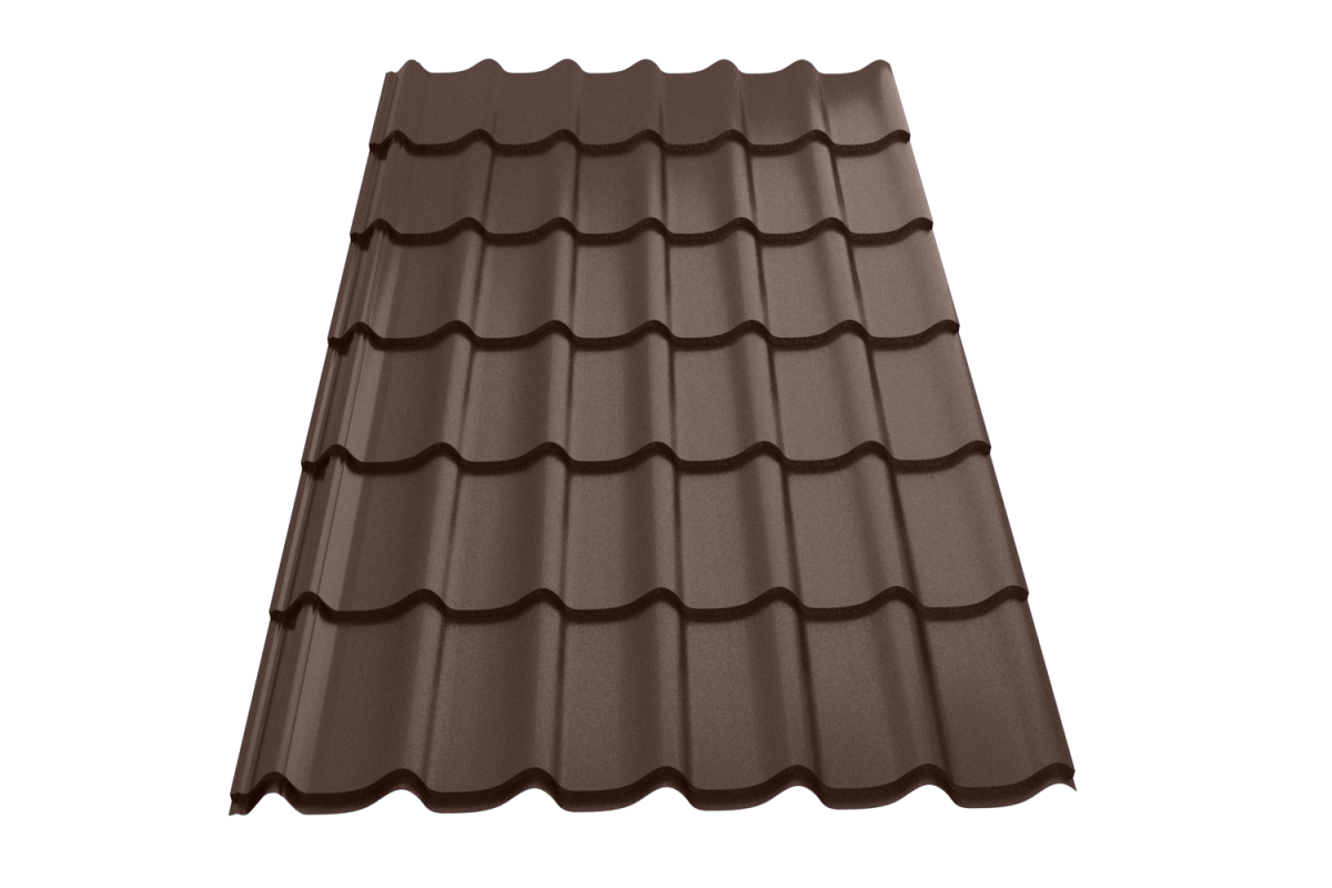 Профиль металлический типа "Монтеррей"-15 RAL 8017  0,5 Texture*1190* 