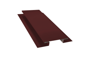 Планка стыковочная сложная RAL 8017 Стандарт 27*18*18*75*18*18*27*3000