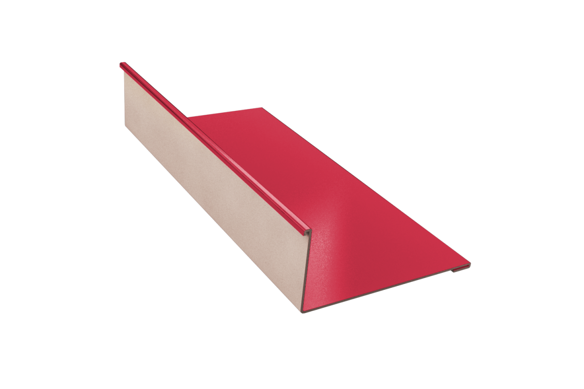 Планка примыкания RAL 3011 Стандарт 140*100*2000