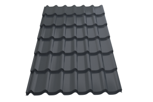 Профиль металлический типа "Монтеррей"-21 RAL 7024 0,5*1190*