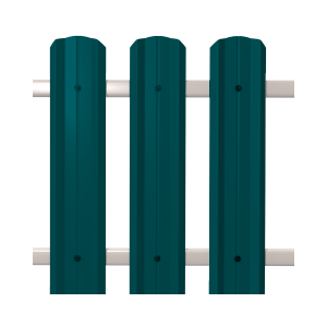 Штакетник М-Профиль широкий фигурный SOKROF (Стандарт) 5021*104*