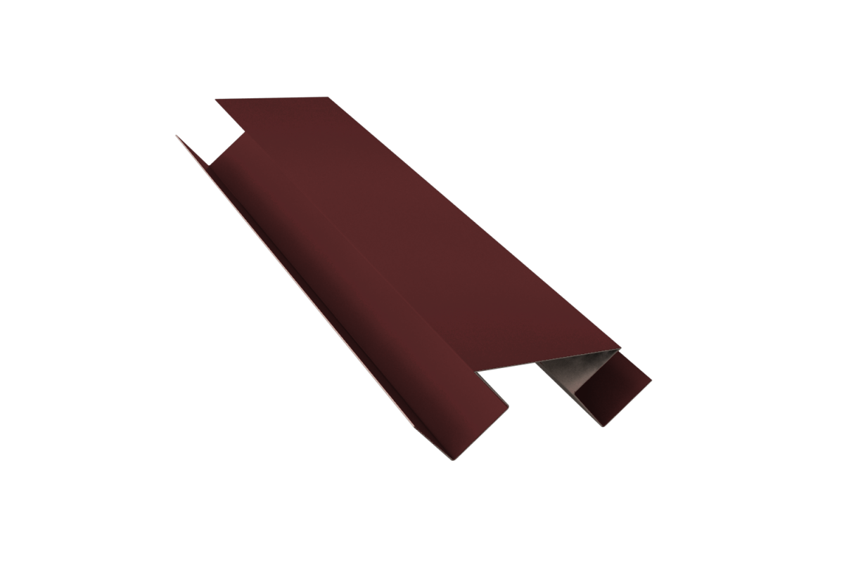 Планка угла внутреннего сложная RAL 8017 Стандарт 30*21*20*75*20*21*30*3000