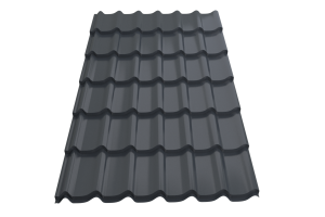 Профиль металлический типа "Монтеррей"-21 RAL 7024 (Стандарт)*1190* 