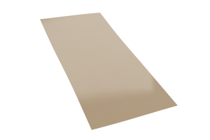 Лист RAL 1014 в пленке (Эконом)*1250*