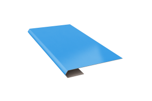 Планка завершающая простая RAL 5005 Стандарт 65*13*3000