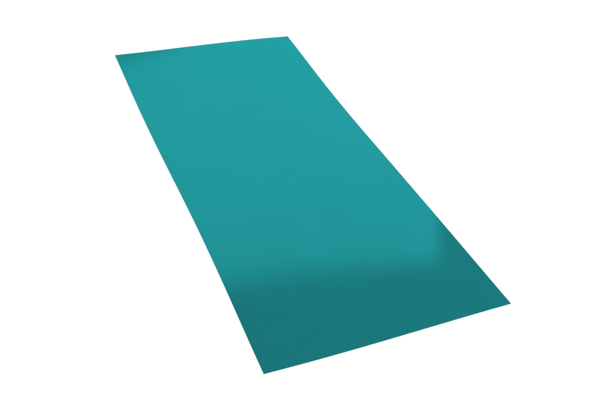 Лист RAL 5021 0,5*1250* 