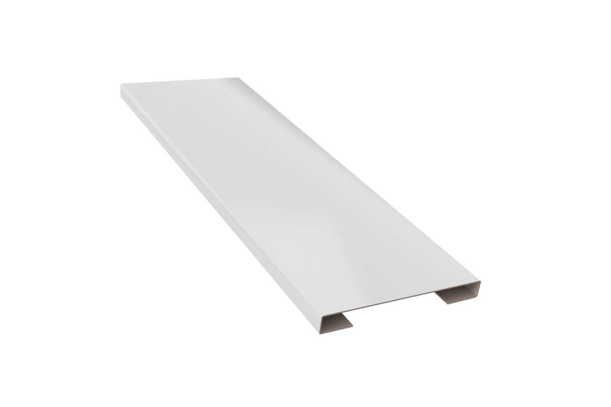 Планка стыковочная простая RAL 9003 Стандарт 60*3000