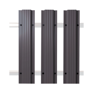 Штакетник Кантри прямой SOKROF Базальт 0,5+ 7024*121*