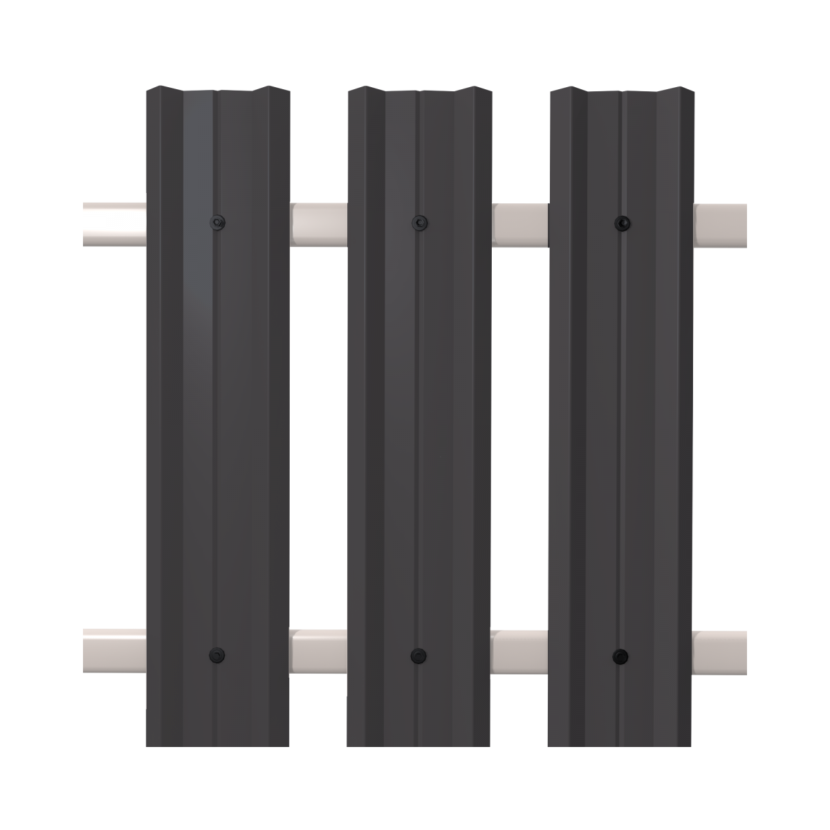 Штакетник М-Профиль широкий прямой SOKROF (Стандарт) 7024*104*