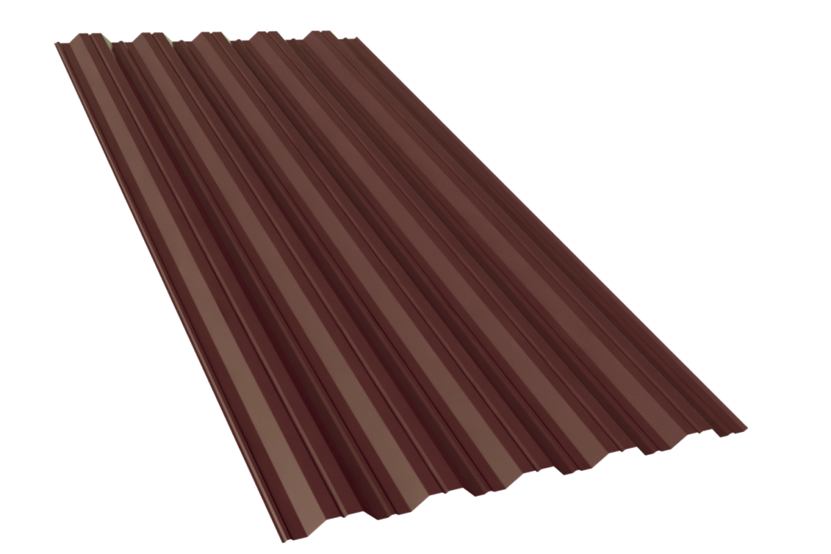 Профнастил RAL 8017 НС 35А Sokrof Титан 0,5+*1000*