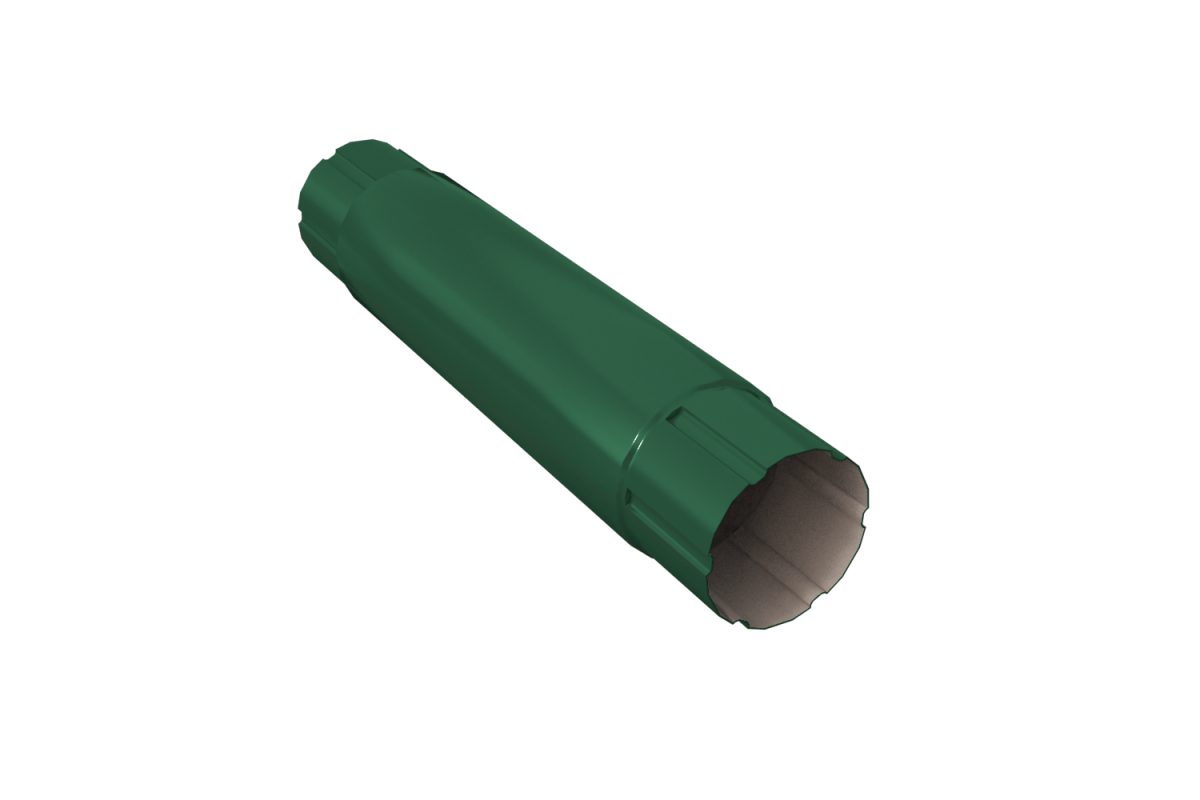 Труба соединительная 1000 ф90мм RAL 6005 SOKROF