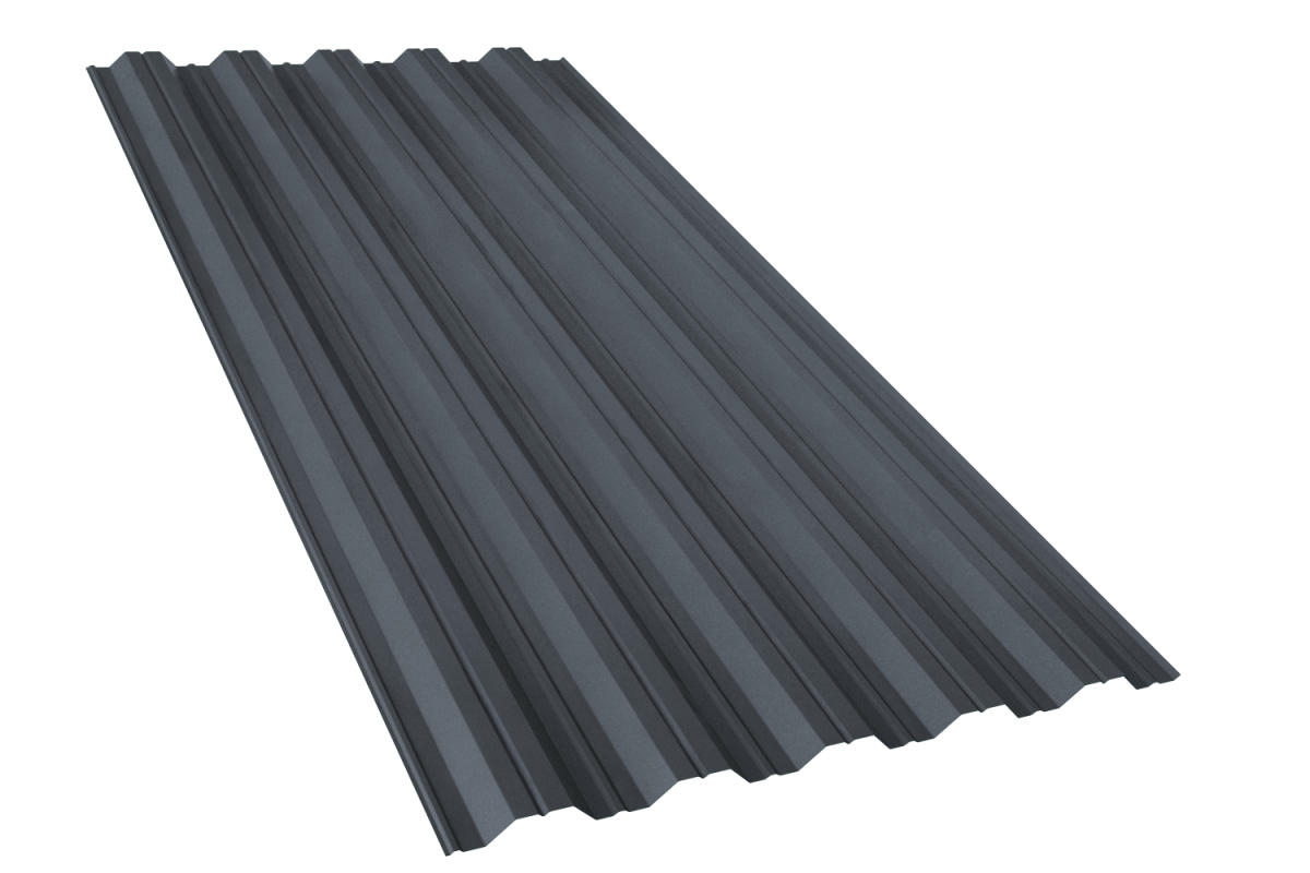 Профнастил RAL 7024 НС 35В Sokrof 0,5*1000*