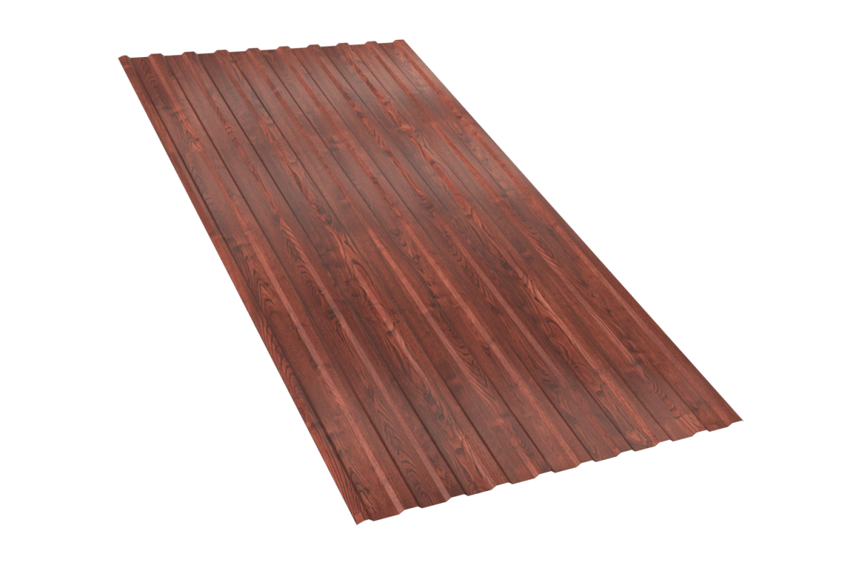 Профнастил PRINT Античный Дуб 3D МП 20*1100*