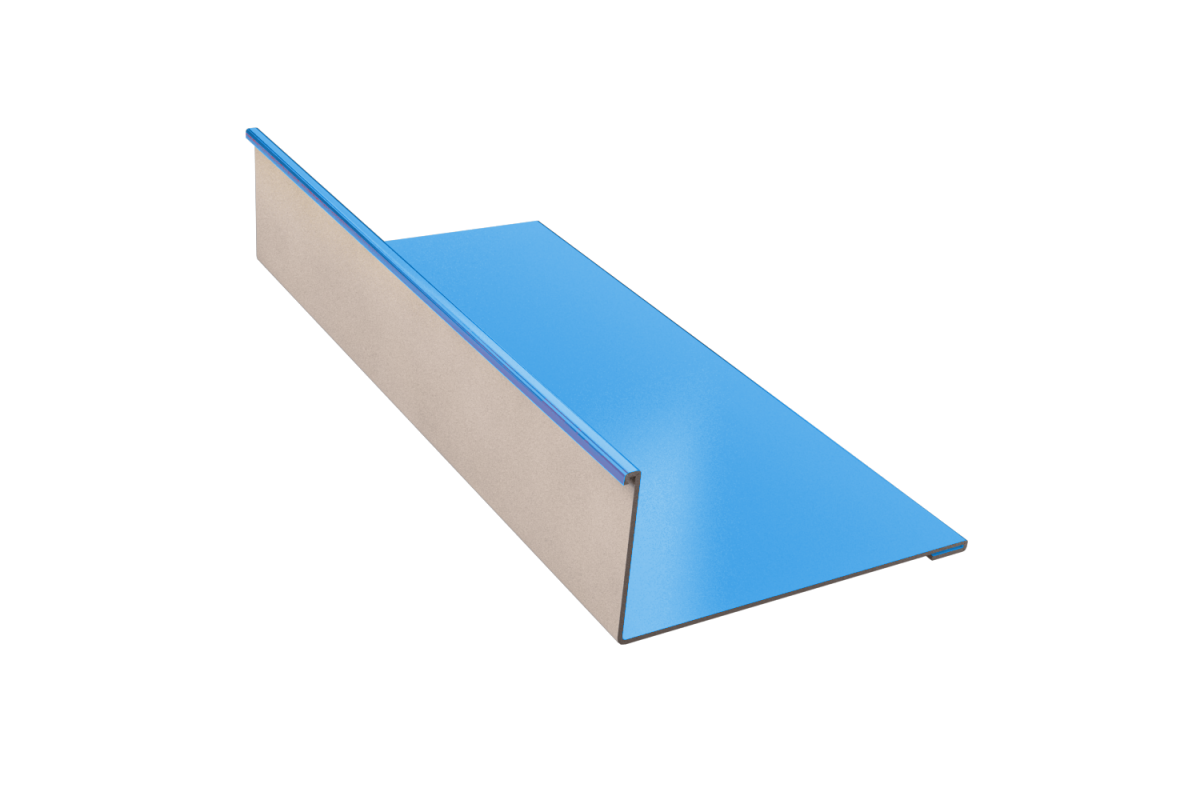 Планка примыкания RAL 5005 Стандарт 140*100*2000