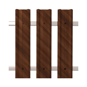 Штакетник М-Профиль широкий прямой SOKROF принт Светлое дерево, ДУБ 3D*104* двухсторонний