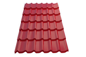 Профиль металлический типа "Монтеррей"-21 RAL 3005 (Стандарт)*1190*