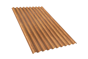 Профнастил PRINT Светлое дерево С21, Орех 3D*1000*