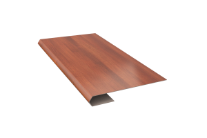 Планка завершающая простая PRINT Светл дерево ДУБ 3D 0,5 65*13*3000