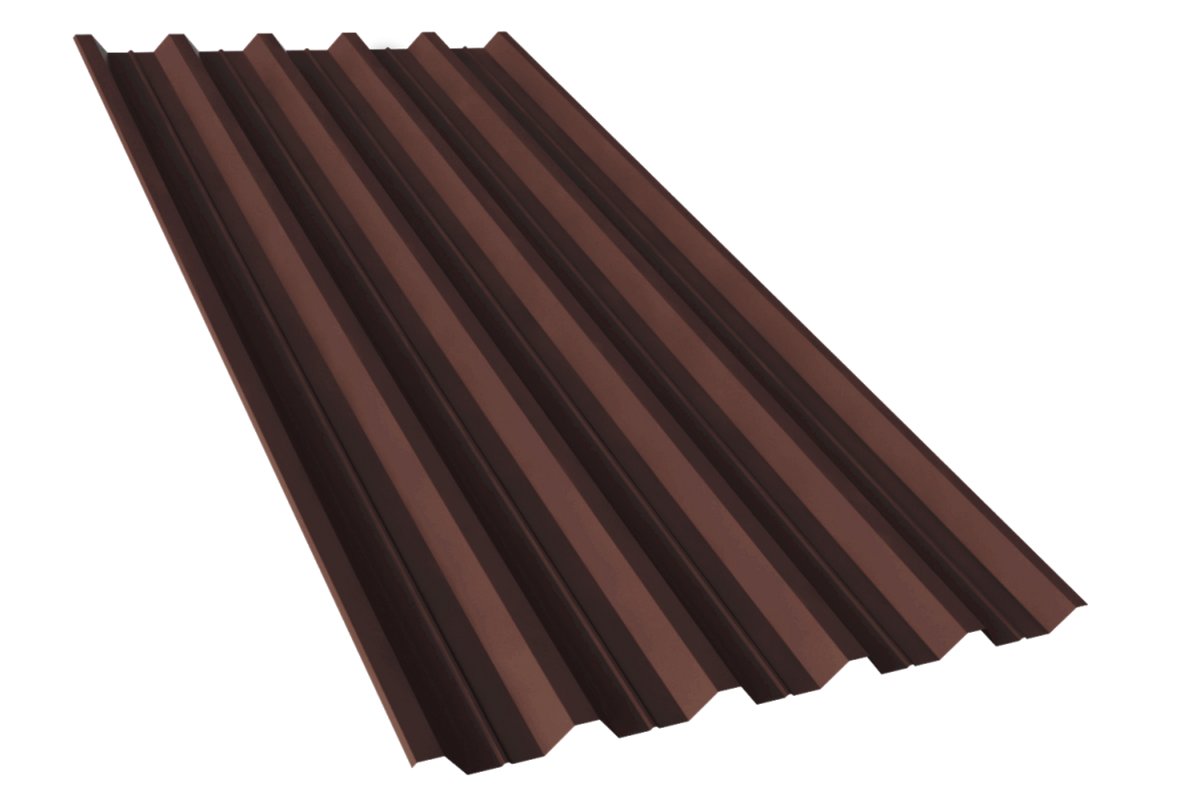 Профнастил RAL 8017 НС 44А Sokrof Титан 0,5+*1000*