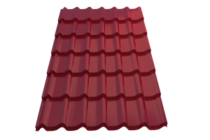 Профиль металлический типа "Монтеррей"-21 RAL 3011 0,5*1190*