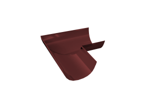 Желоб угловой 90" 220 ф125мм RAL 8017 SOKROF