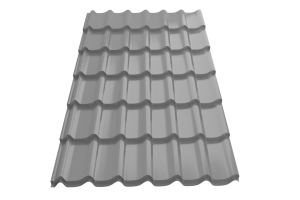 Профиль металлический типа "Монтеррей"-21 RAL 7004 (Стандарт)*1190* 