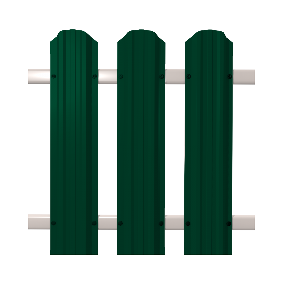 Евроштакетник SOKROF (Стандарт) 6005 двухсторонний*103*