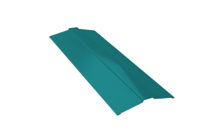 Планка конька фигурного RAL 5021 Стандарт 150*150*2000