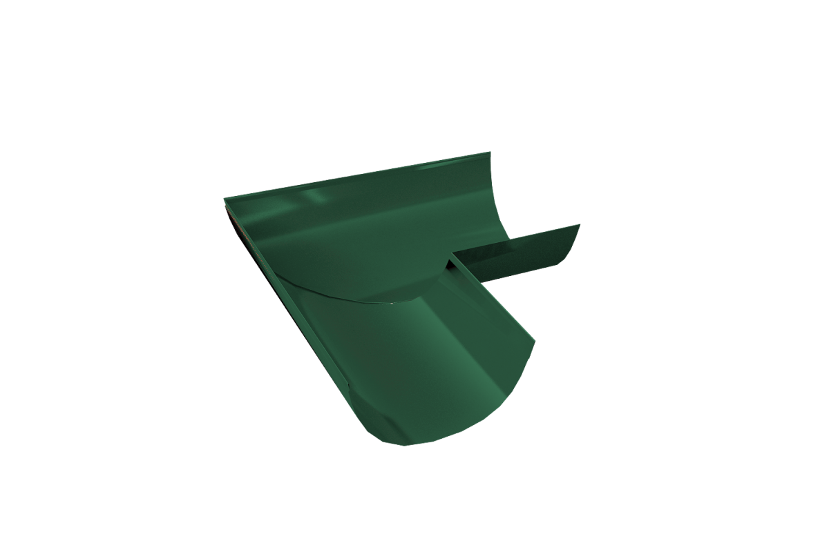 Желоб угловой 90" 220 ф125мм RAL 6005 SOKROF