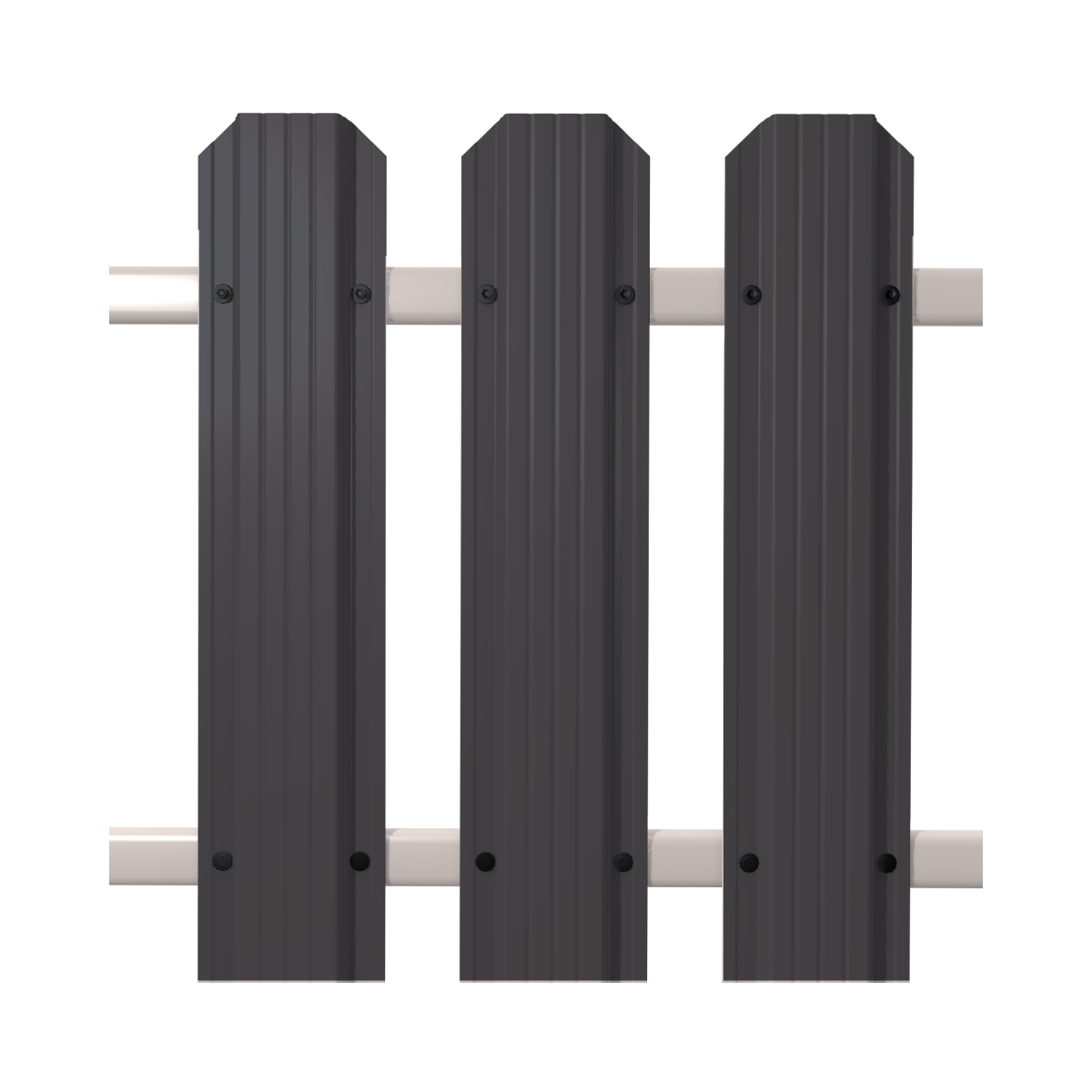 Штакетник Кантри фигурный SOKROF (Стандарт) 7024*121*