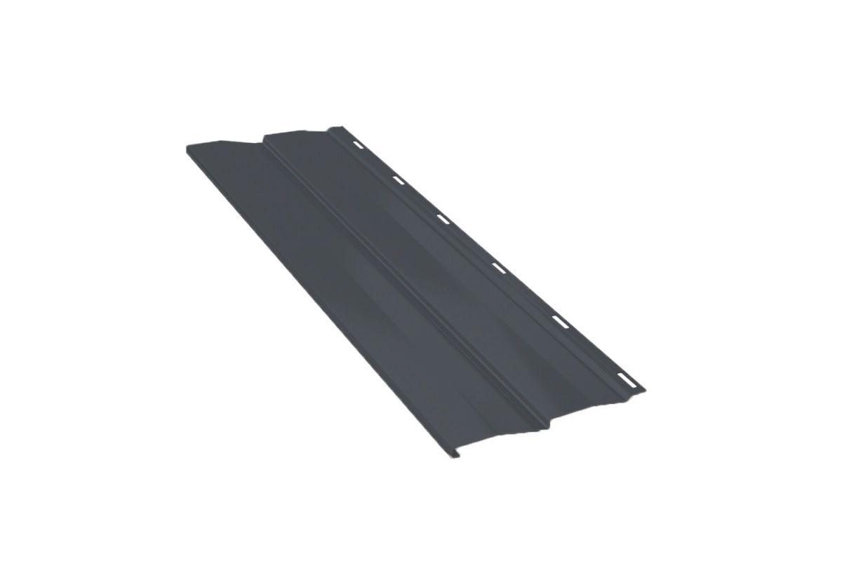 Сайдинг металлический Корабельная доска RAL 7024 (Sokrof 0,45)