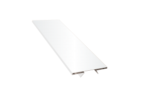 Планка стыковочная составная верхняя (эко-брус, софит) RAL 9003 Стандарт 15*25*25*80*25*25*15*3000