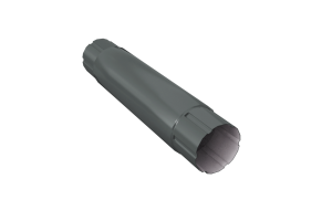 Труба соединительная 1000 ф90мм RAL 7024 SOKROF