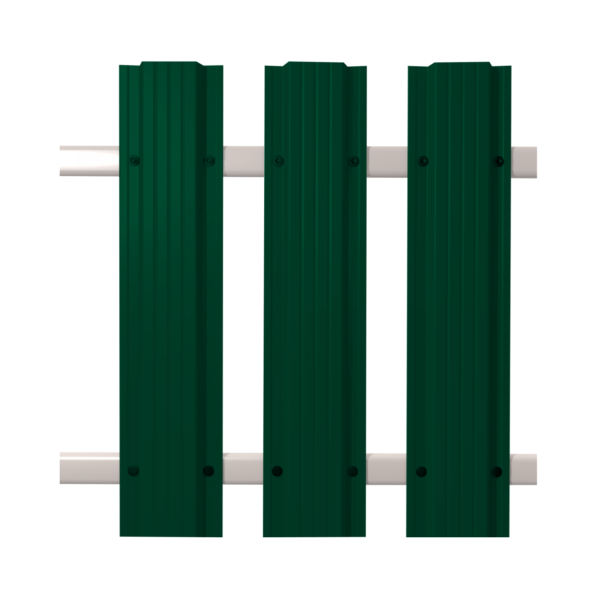 Штакетник Кантри прямой SOKROF (Стандарт) 6005*121* двухсторонний