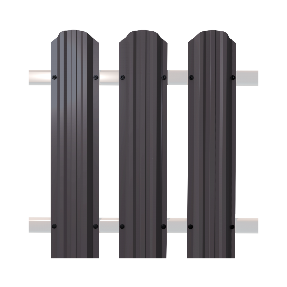 Евроштакетник SOKROF Базальт 0,5+ 7024*103*