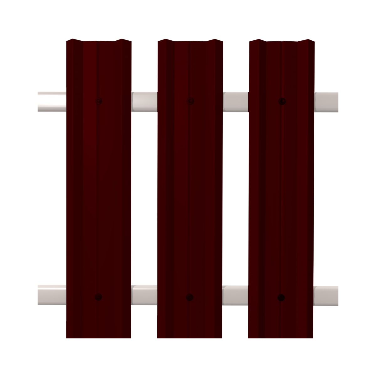 Штакетник М-Профиль широкий прямой SOKROF (Стандарт) 8017*104*