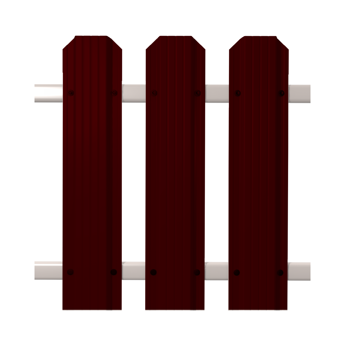 Штакетник Кантри фигурный SOKROF (Стандарт) 8017*121*