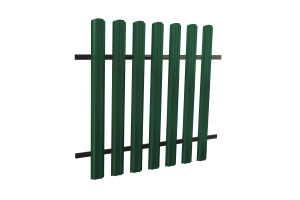 Штакетник Кантри фигурный SOKROF (Стандарт) 6005*121* двухсторонний