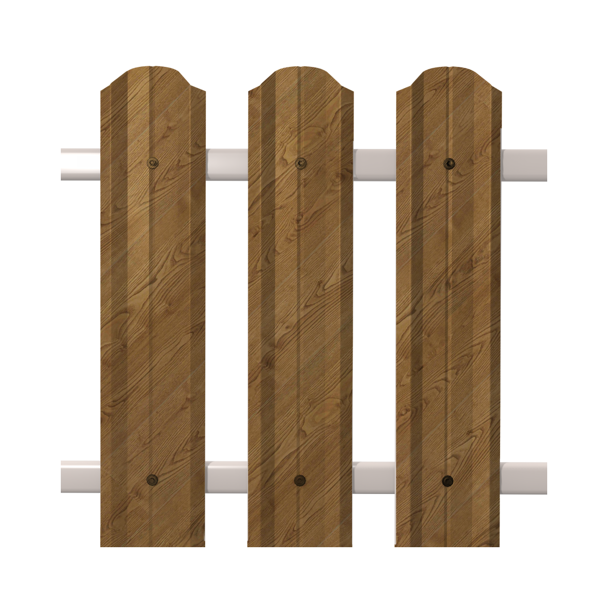 Штакетник М-Профиль SOKROF принт Золотой Орех 3D*74*