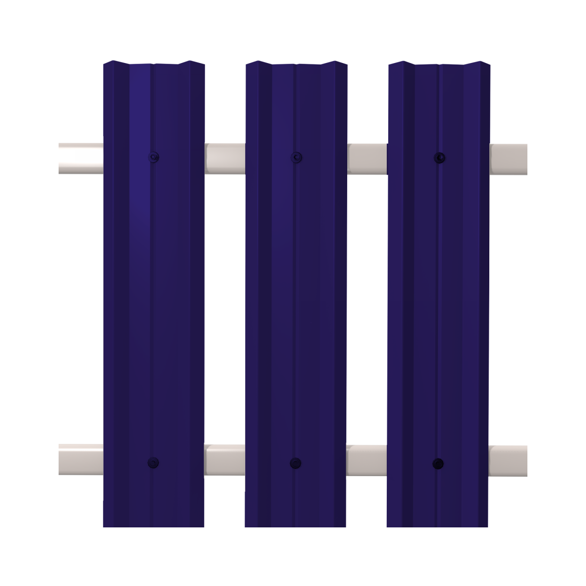 Штакетник М-Профиль широкий прямой  0,5 5002*104*