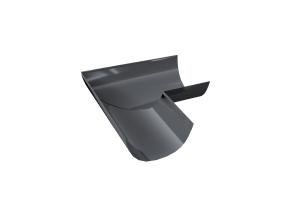 Желоб угловой 90" 220 ф125мм RAL 7024 SOKROF