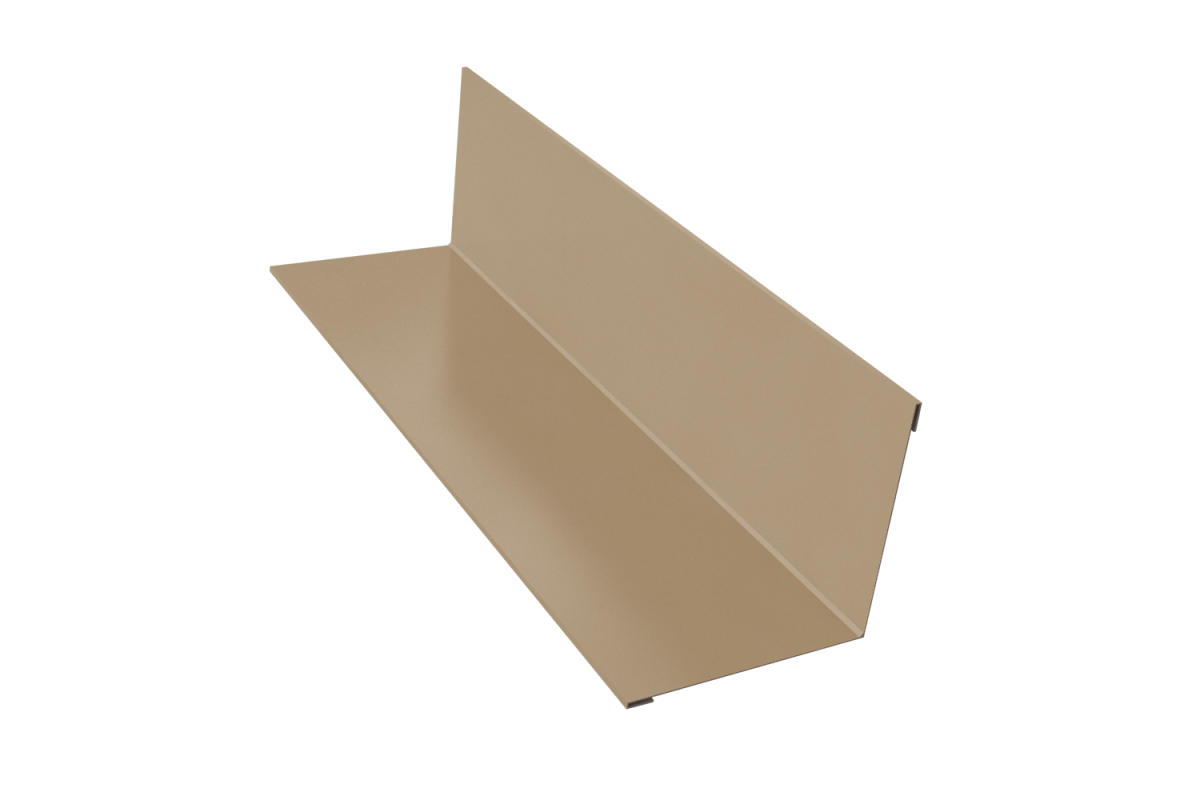 Планка угла внутреннего простая RAL 1014 Стандарт 40*40*3000